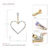 6.5 * 4.6cm Bohemian Heart Shaped Retro Earnail,black,6.5 * 4.6cm view 4