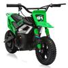 24V Electric-Dirt-Bike for Teens, 12" Fat Tire Electric Motorcycle with Hydraulic Brakes & Spring Suspension, 130lbs Max Load, 350W Brushless Motor, Mountain Off-Road Motorcycle for Boys Girls view 1