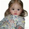 26 Inch Big Size Realistic Reborn Toddler Doll Girl with Blond Hair and Blue Eyes that Look Real and Feel Real Soft Vinyl Newborn Baby Weighted Dolls for Kids and Collectors view 1