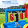 Bounce House Inflatable Bouncy Castle with Punching Bag,Ball Pit,Climbing Wall Jumping House with Slide for Kids 3-10 Indoor/Outdoor Play Gifts for Boys & Girls (Blue) view 3