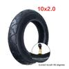 10x2.0 Inflatable Inner and Outer Tires, 10 Inch 54 152 Power Saving Wear Resistant Tires, Suitable for Electric Scooters, Baby Strollers view 2