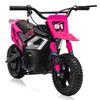 24V Electric-Dirt-Bike for Teens, 12" Fat Tire Electric Motorcycle with Hydraulic Brakes & Spring Suspension, 130lbs Max Load, 350W Brushless Motor, Mountain Off-Road Motorcycle for Boys Girls view 1