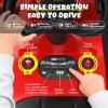 12V Electric Wiggle Car Ultra with Pedals, Rechargeable Swing & Drift Car, Anti-Rollover Design with Backrest, Spray, Flashing Lights, Music & Bluetooth, for Ages 3 and Up, 150 lbs(Red + Black) view 3