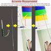 Adjustable Height Vertical Jump Tester, School Gym Vertical Jump Trainer Training Equipment, Metal Jump Measurement Tool with Colorful Vane view 4
