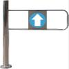 Spring-Loaded Safety Swing Gate - Automatic Closing 1-Way Door for Supermarket & Warehouse Entrance - Pedestrian Safety Gate for Libraries & Stores - Left HingeRight 70x100cm view 1