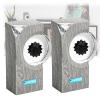 DKDZZXHUS Magnetic-Fluid Speaker, Magnetic-Fluid Sound Visualizer, Dancing Magnetic-Fluid Lamp, Symbiont in a Bottle Magnetic-Fluid Tabletop Toy (2pcs Brown) view 1