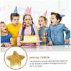 BRIGHTFUFU Gold Foil Star Pinata Game Prop for Birthday Party Creative Star Shape Container for Candy and Shiny Aluminum Foil Design Fun Party Supply for Boys view 4
