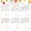 12 PCS Happy Birthday Cupcake Toppers Silver Glitter Cupcake Picks 6 Styles for Kids Adult Birthday Party Celebration Decorations Supplies view 4