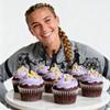 12 PCS Soccer Ball Cupcake Toppers Glitter Women Girl Football Cake Picks for Baby Shower Sports Themed Kids Birthday Party Cupcake Decorations Supplies view 3