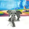 3D Printed Elephant, Articulated Flexible Joint Animal Figurine, Stress Relief Fidget Toy, Elephant Figurine, Articulated 3D Printed Poseable Desk Pet - AE002 view 2