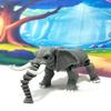 3D Printed Elephant, Articulated Flexible Joint Animal Figurine, Stress Relief Fidget Toy, Elephant Figurine, Articulated 3D Printed Poseable Desk Pet - AE002 view 3