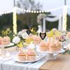 10 PCS Wedding Cupcake Toppers Glitter Groom and Bride Cupcake Picks for Bridal Shower Wedding Engagement Party Celebration Decoration Supplies view 4