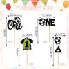12 PCS One Soccer Ball Cupcake Toppers with Jersey Trophy Shape Cupcake Picks for Sports Themed Baby Shower Kids 1st Birthday Party Decorations Supplies view 4