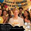 Happy Skibidi RIZZ Birthday Sigma Funny Banner, Skibidi Party Banner for Wall, Pre-Strung Funny Birthday Decorations for Teens, Zoomer Gen Z Slang Party Supplies view 3