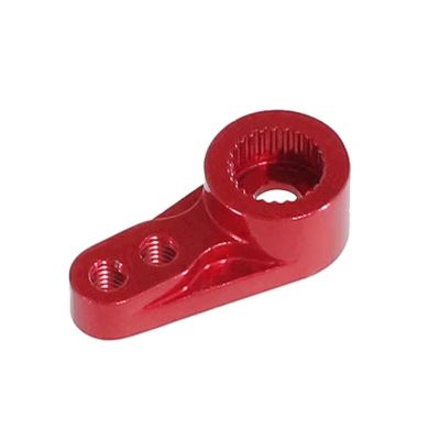 Parts For MJX For Hyper Go 14301 14302 14303 16207 16208 16209 16210 H16 1/16 1/14 Metal 25T Servo Arm RC Car Upgrade Parts(Red)