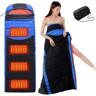 3 Stage Heating Electric Slumbering Bag Wilderness Exploration Gear USB Propelled Warm Bedding for Backpacking Travel Modifiable Temperature Slumbering Bag