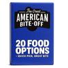 The Great American Bite-Off  Food Decision Cards for Dinner | 20 Food Options Card Deck | Food Dice Alternative for Couples, Friends & Families | Quick Pick Restaurant & Meal Chooser | Food Dice view 1