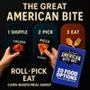 The Great American Bite-Off  Food Decision Cards for Dinner | 20 Food Options Card Deck | Food Dice Alternative for Couples, Friends & Families | Quick Pick Restaurant & Meal Chooser | Food Dice view 2