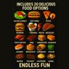 The Great American Bite-Off  Food Decision Cards for Dinner | 20 Food Options Card Deck | Food Dice Alternative for Couples, Friends & Families | Quick Pick Restaurant & Meal Chooser | Food Dice view 4