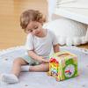 JAUNTY Montessori Activity Cube Toys for Toddlers 1 2 3 Years Old, Wooden Sensory Baby Tissue Box Toy for 1 Year Old Girls Boys, Great Educational Toys 1st First Birthday Gift view 4