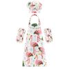 Kids Cooking Apron Functional Merry Christmas Pink Flamingos Kids Apron Chef Hat Set for Children Gifts 3-12 Years Old view 1
