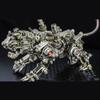 3D Metal Puzzle Model Kit, 650Pcs 3D Steampunk DIY Building Smilodon Tiger Model with LED Lights, Unique Desk Creative Art Decorations Gift for Adults view 4