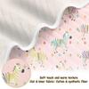 CUPADA Baby Blankets Infant Blanket Colorful Zebras Pink Cartoon Toddler Blankets Soft Warm Personalized Nap Blanket for Daycare Stroller Cover view 3