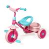 CHEERWAY Tricycle for 3-5 Year Olds, Toddler Trike, Outdoor and Indoor Riding Toy, Low-Height Seat Design, EVA Wheels, Kids Trike with Safety Cloth Sleeve, Gift for Boys and Girls (Pink) view 1
