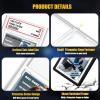 1 Pack Graded Card Slab with PSA Slab Bumper Set, Hard TPU PSA Slab Bumper Protector Guard Graded Card Slab Protectors with Label Position for Game Cards, Sports Cards, Trading Cards view 3