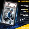 1 Pack Graded Card Slab with PSA Slab Bumper Set, Hard TPU PSA Slab Bumper Protector Guard Graded Card Slab Protectors with Label Position for Game Cards, Sports Cards, Trading Cards view 4