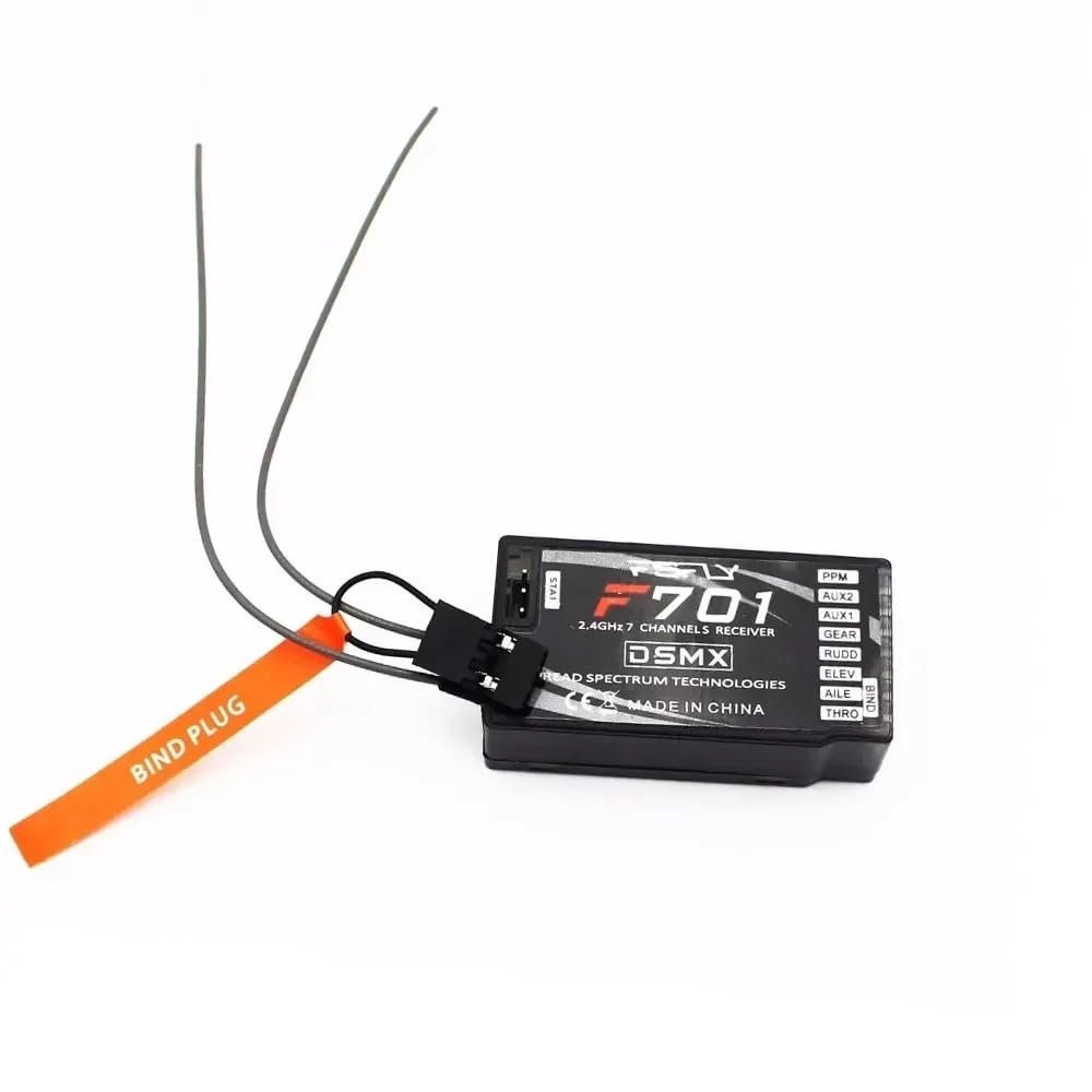 YILIANDE 2025 for F701 2.4G 7Ch RC Receiver for DX6I DX7 DX9DSMX DSM2 Control System