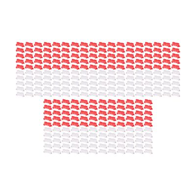 Modular RC Training Track Set Crash Resistant Fences Adjustable for 1/14-1/28 RC Vehicles with Quick Connect Clips, 300 Pieces