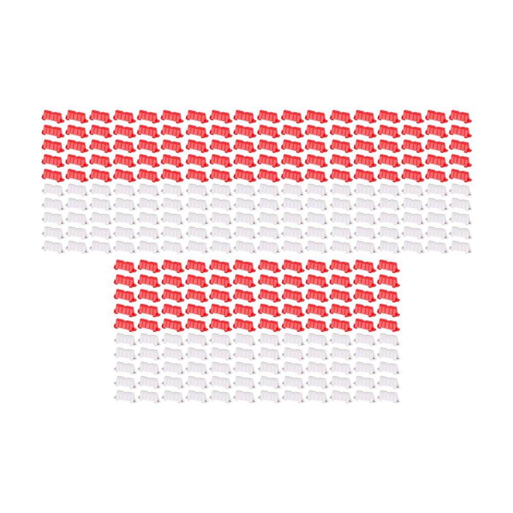 Modular RC Training Track Set Crash Resistant Fences Adjustable for 1/14-1/28 RC Vehicles with Quick Connect Clips, 300 Pieces
