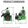 FLMLF CNC 32CC Marine Engine Kit Green for Zenoah CY QJ Gasoline Marine Rc Boat view 2