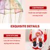 NIDONE Christmas Toys Parachute Santa Electric Cute Cartoon Hanging Tumbling Santa Claus Decor with Music Christmas Decorations for Home Party for Kids view 3