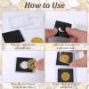 50 Pcs Acrylic Coin Holders with 8-Size Foam Liners (0.69" to 1.57"), Adjustable Coin Storage Case for Commemorative Coins and Collectibles Professional Coin Collection Display Protection view 3