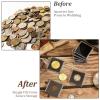 50 Pcs Acrylic Coin Holders with 8-Size Foam Liners (0.69" to 1.57"), Adjustable Coin Storage Case for Commemorative Coins and Collectibles Professional Coin Collection Display Protection view 4