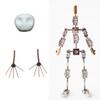 12CM-20CM Metal Skeleton Puppet Figure for Stop Motion Animation, Articulated Hands & Skull, Perfect for Clay Makers & Animation Enthusiasts, Durable & Flexible view 2