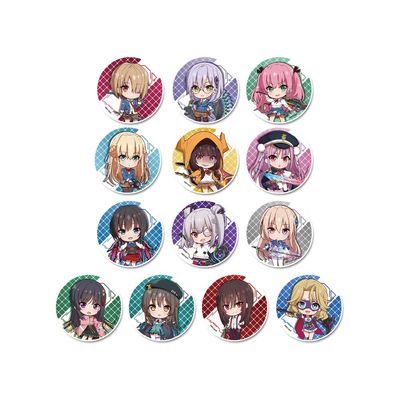 Heaven Burns RED PUSCHOKO Trading Tin Badge Box of 13