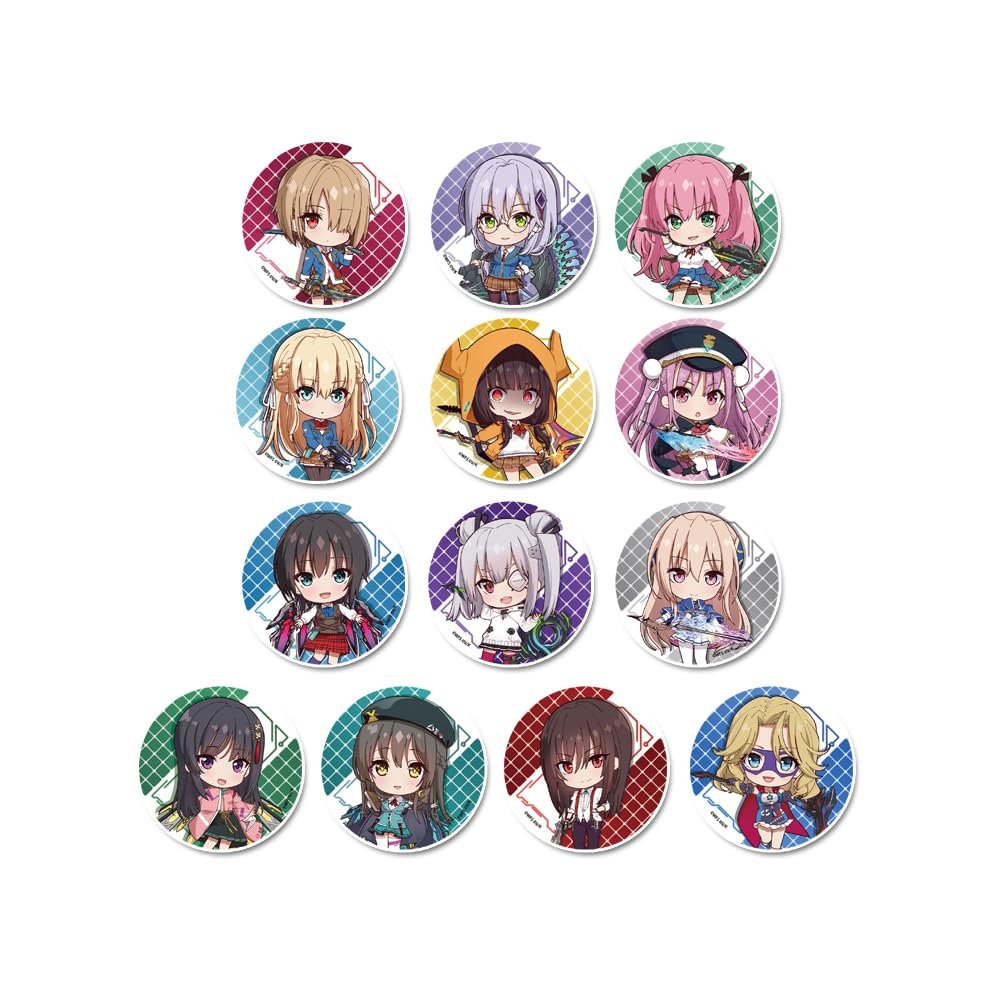 Heaven Burns RED PUSCHOKO Trading Tin Badge Box of 13