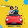 Kidzone 2 Seater Ride on Car for Kids Ages 37-96 Months, Black view 3