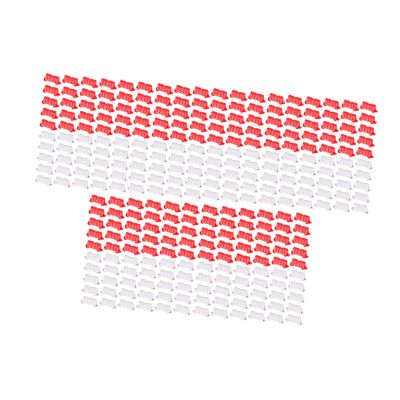 DYNWAVE Modular RC Training Track Set Adjustable Road Barriers for 1: 14 to 1:28 RC Cars with Quick Connect Clips Professional, 300 Pieces