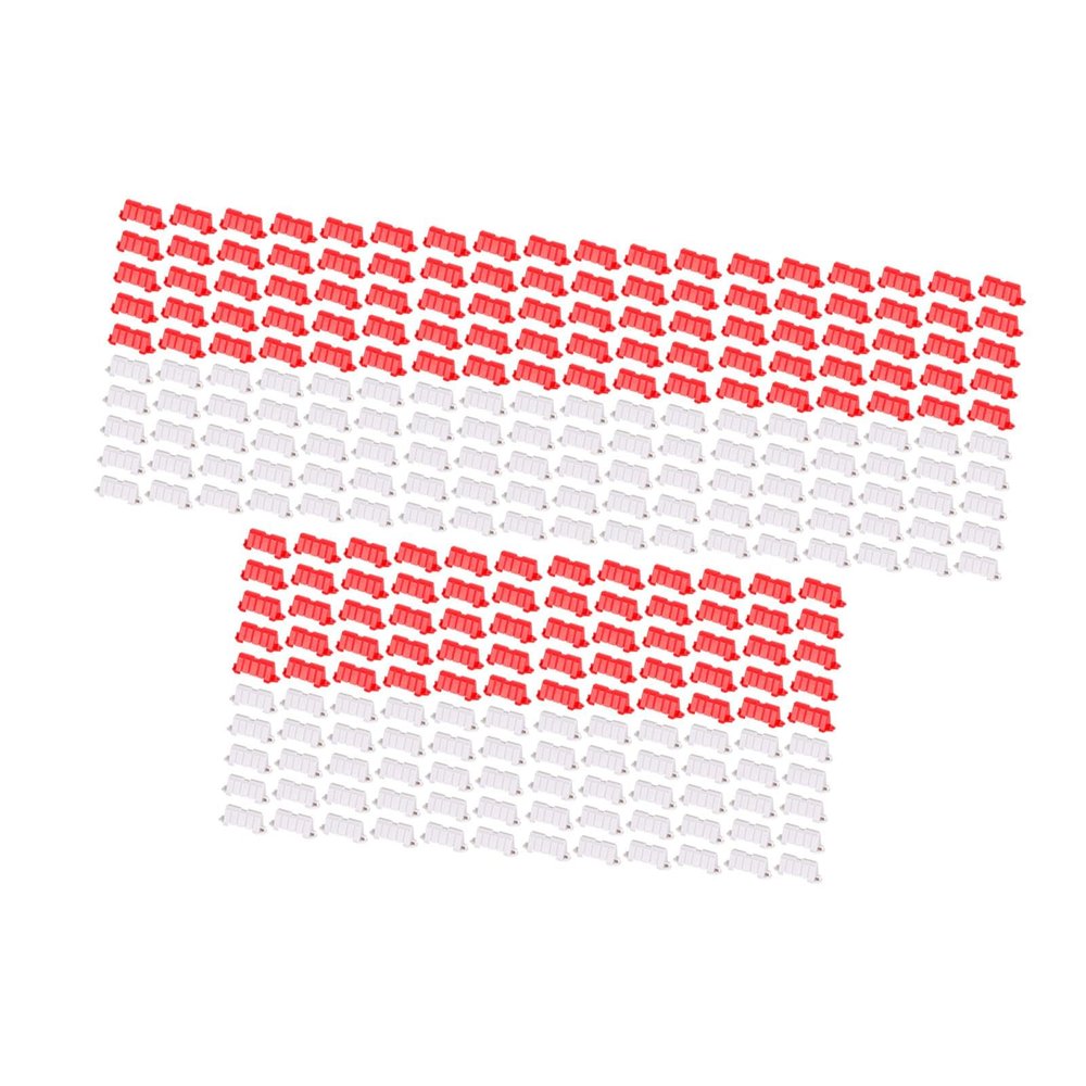 DYNWAVE Modular RC Training Track Set Adjustable Road Barriers for 1: 14 to 1:28 RC Cars with Quick Connect Clips Professional, 300 Pieces