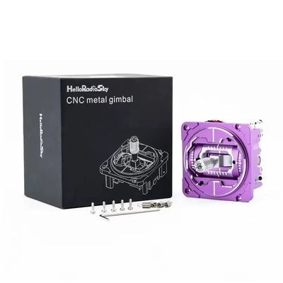YILIANDE for HelloRadio VG01 CNC Aluminum Hall Gimbal for Stabilizer for V16 V14 Controller Compatible T18 TX16 Boxer RC Drone for FPV(1PCS Purple)