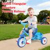 CHEERWAY Tricycle for 3-5 Year Olds, Toddler Trike, Outdoor and Indoor Riding Toy, Low-Height Seat Design, EVA Wheels, Kids Trike with Safety Cloth Sleeve, Gift for Boys and Girls (Blue) view 2