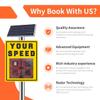 Outdoor Sign,Radar Speed Indicators and Road Warning Your Speed LED Display, High Visibility Day/Night & with Accessories - - for Schools and Residential Areas view 4