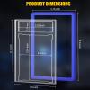 1 Pack Graded Card Slab with PSA Slab Bumper Set, Hard TPU PSA Slab Bumper Protector Guard Graded Card Slab Protectors with Label Position for Game Cards, Sports Cards, Trading Cards view 2