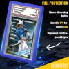 1 Pack Graded Card Slab with PSA Slab Bumper Set, Hard TPU PSA Slab Bumper Protector Guard Graded Card Slab Protectors with Label Position for Game Cards, Sports Cards, Trading Cards view 3