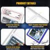 1 Pack Graded Card Slab with PSA Slab Bumper Set, Hard TPU PSA Slab Bumper Protector Guard Graded Card Slab Protectors with Label Position for Game Cards, Sports Cards, Trading Cards view 4