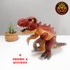 3D Printed Flexible T-Rex Toy  Articulated Dinosaur, Flexible Model & Desk Display  Colors Olive Green, Small: 170mm (Length) view 3